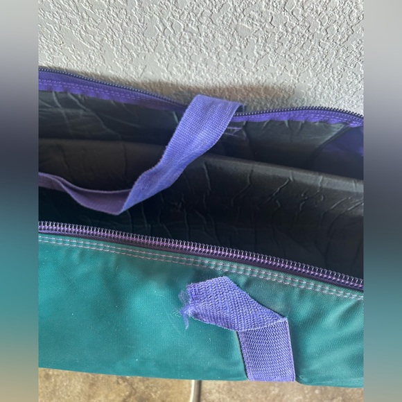 Vintage LL Bean Ski Bag Green Purple 213cm Long - Picture 7 of 13